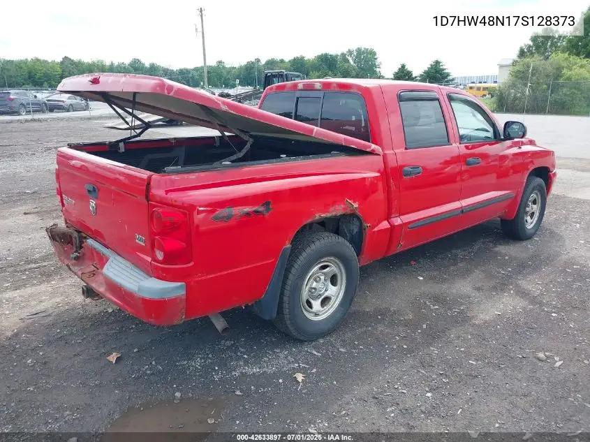 2007 Dodge Dakota Slt VIN: 1D7HW48N17S128373 Lot: 42633897