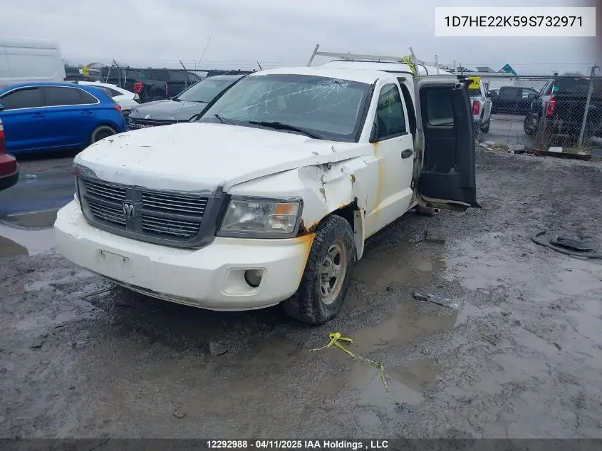 2009 Dodge Dakota St VIN: 1D7HE22K59S732971 Lot: 12292988
