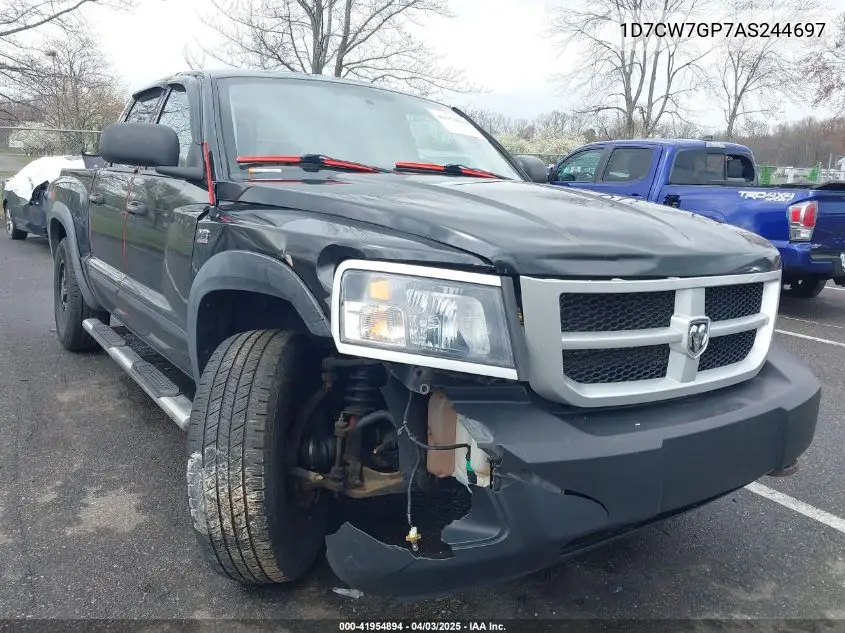 2010 Dodge Dakota Trx VIN: 1D7CW7GP7AS244697 Lot: 41954894