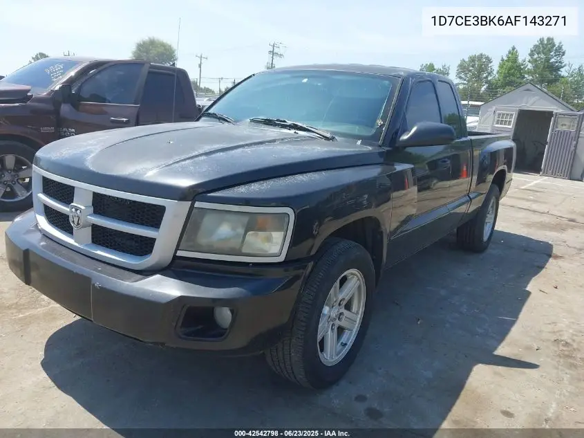 2010 Dodge Dakota Bighorn/Lonestar VIN: 1D7CE3BK6AF143271 Lot: 42542798