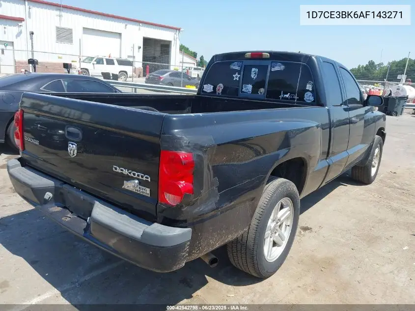 2010 Dodge Dakota Bighorn/Lonestar VIN: 1D7CE3BK6AF143271 Lot: 42542798