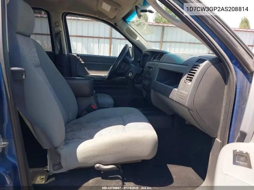 2010 Dodge Dakota Sxt VIN: 1D7CW3GP2AS208814 Lot: 42750667