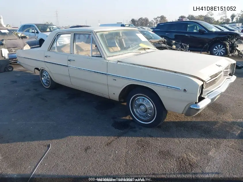 1968 Dodge Dart VIN: LH41D8E151052 Lot: 42023890
