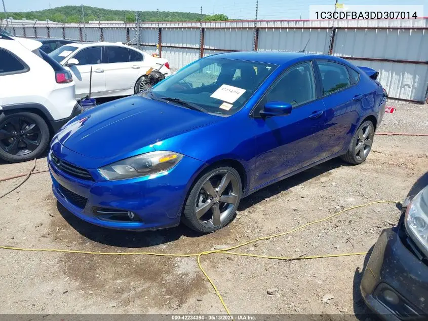 2013 Dodge Dart Sxt VIN: 1C3CDFBA3DD307014 Lot: 42234394