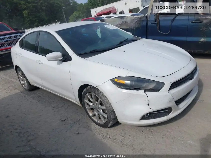 2013 Dodge Dart Sxt VIN: 1C3CDFBA3DD289730 Lot: 42592792