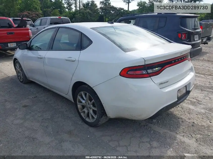 2013 Dodge Dart Sxt VIN: 1C3CDFBA3DD289730 Lot: 42592792