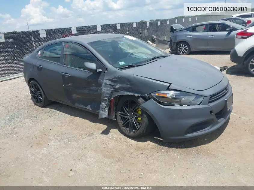 2013 Dodge Dart Gt VIN: 1C3CDFCB6DD330701 Lot: 42597452