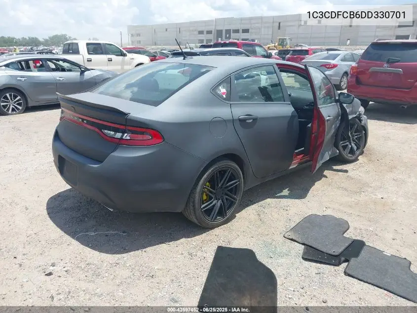 2013 Dodge Dart Gt VIN: 1C3CDFCB6DD330701 Lot: 42597452