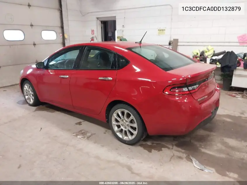 2013 Dodge Dart Limited VIN: 1C3CDFCA0DD132879 Lot: 42603286