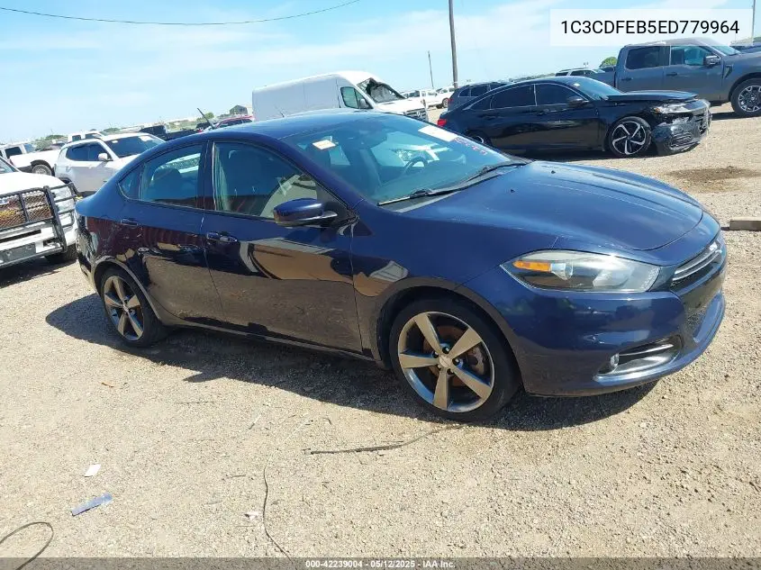 2014 Dodge Dart Gt VIN: 1C3CDFEB5ED779964 Lot: 42239004