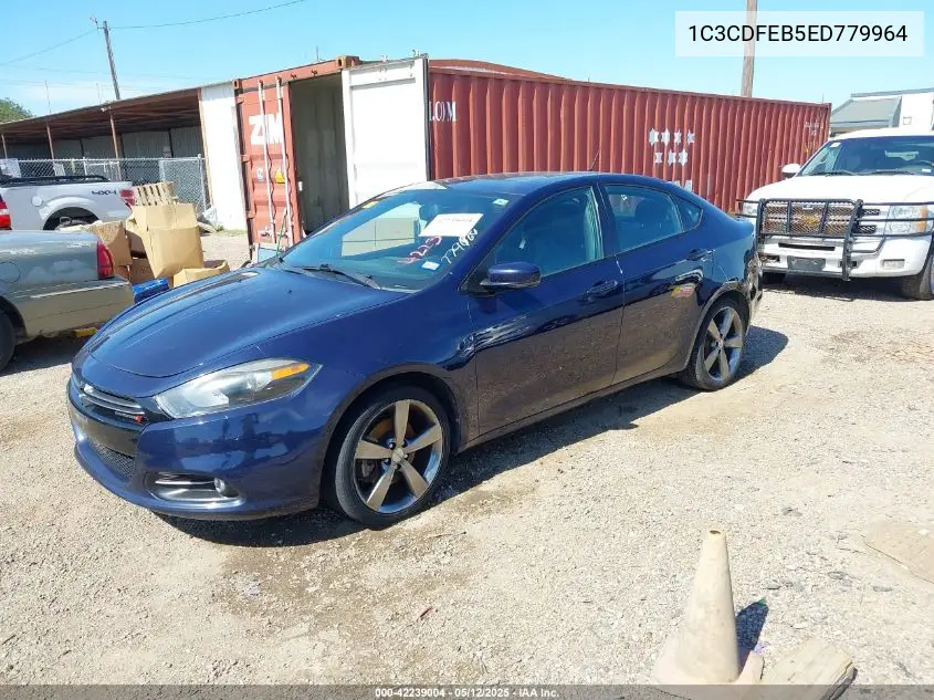 2014 Dodge Dart Gt VIN: 1C3CDFEB5ED779964 Lot: 42239004