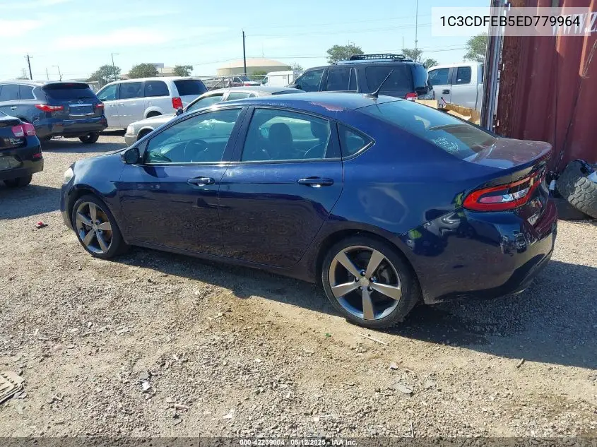 2014 Dodge Dart Gt VIN: 1C3CDFEB5ED779964 Lot: 42239004