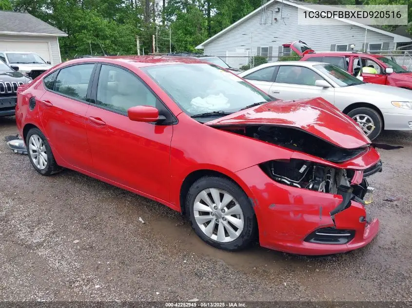 2014 Dodge Dart Sxt VIN: 1C3CDFBBXED920516 Lot: 42252949
