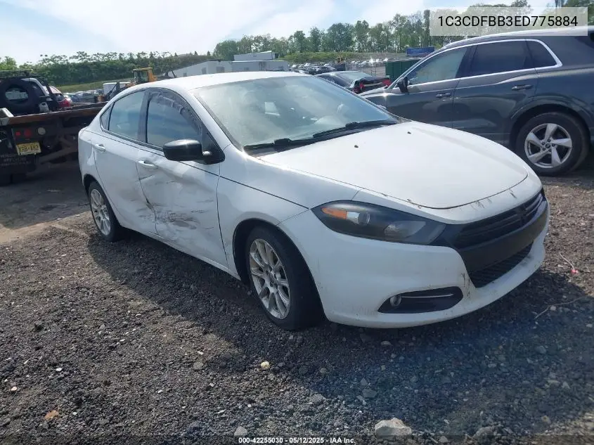 2014 Dodge Dart Sxt VIN: 1C3CDFBB3ED775884 Lot: 42255030