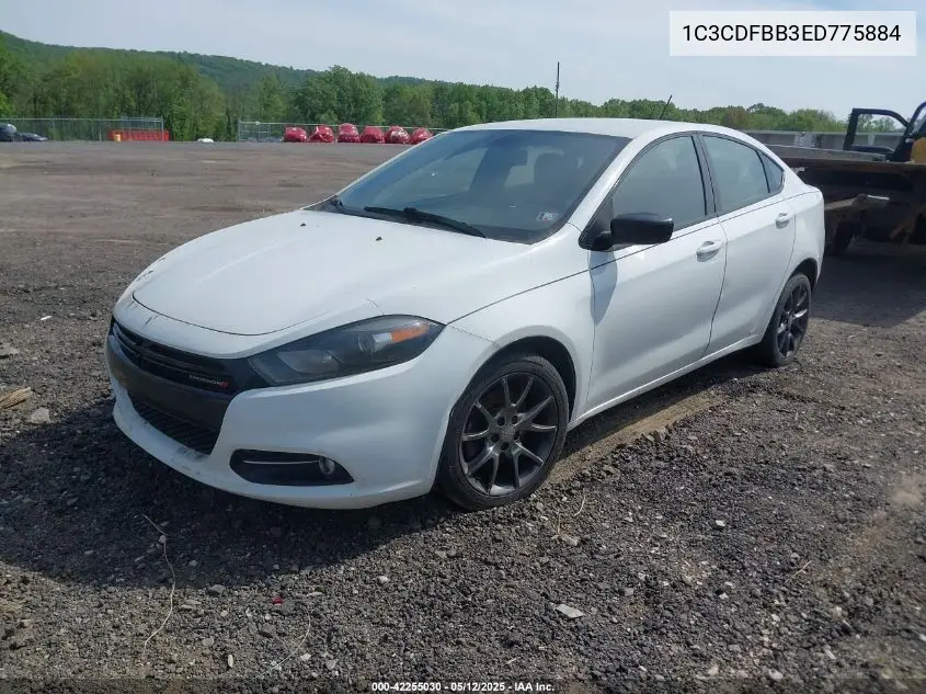 2014 Dodge Dart Sxt VIN: 1C3CDFBB3ED775884 Lot: 42255030