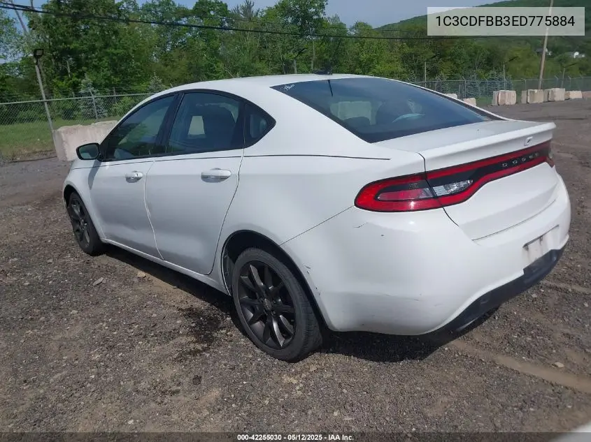 2014 Dodge Dart Sxt VIN: 1C3CDFBB3ED775884 Lot: 42255030