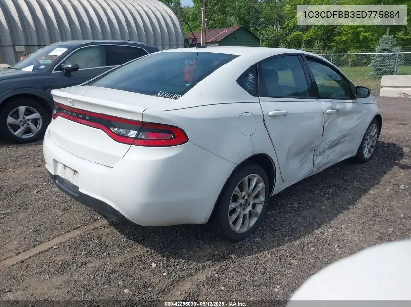 2014 Dodge Dart Sxt VIN: 1C3CDFBB3ED775884 Lot: 42255030