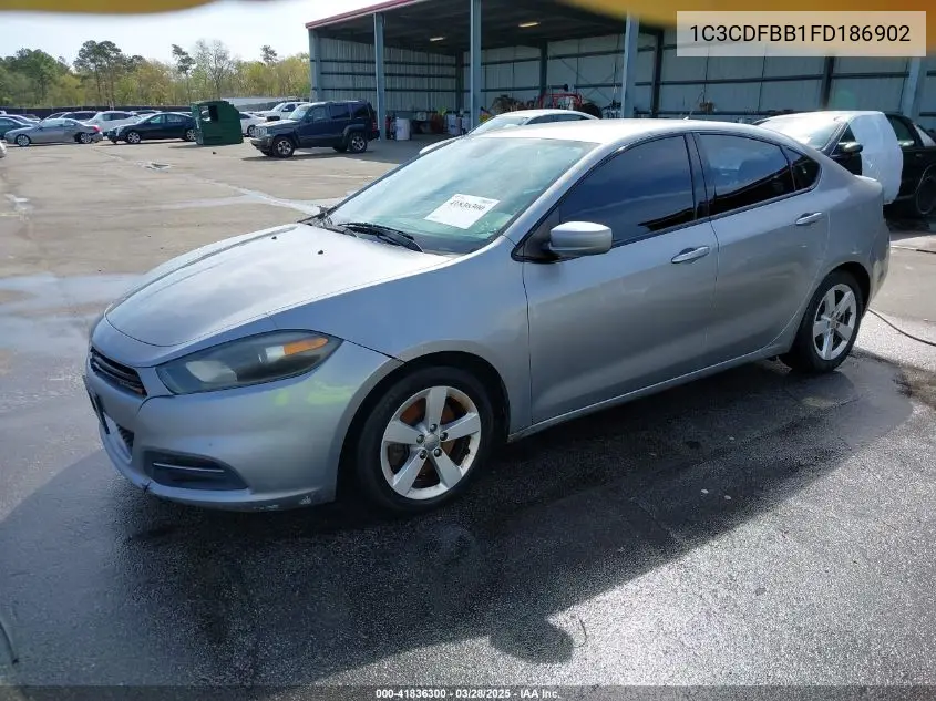 2015 Dodge Dart Sxt VIN: 1C3CDFBB1FD186902 Lot: 41836300