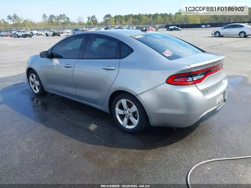 2015 Dodge Dart Sxt VIN: 1C3CDFBB1FD186902 Lot: 41836300