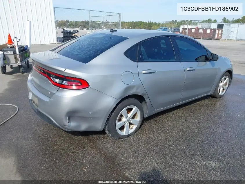 2015 Dodge Dart Sxt VIN: 1C3CDFBB1FD186902 Lot: 41836300