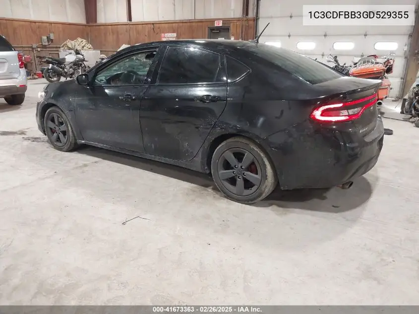 2016 Dodge Dart Sxt VIN: 1C3CDFBB3GD529355 Lot: 41673363