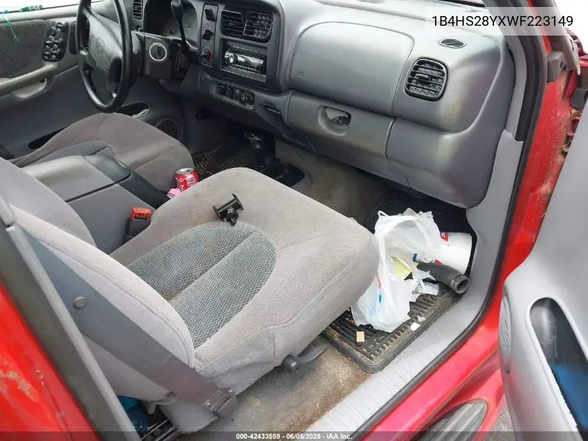 1998 Dodge Durango Slt VIN: 1B4HS28YXWF223149 Lot: 42433559