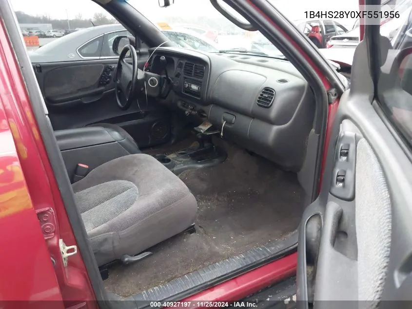 1999 Dodge Durango VIN: 1B4HS28Y0XF551956 Lot: 40927197