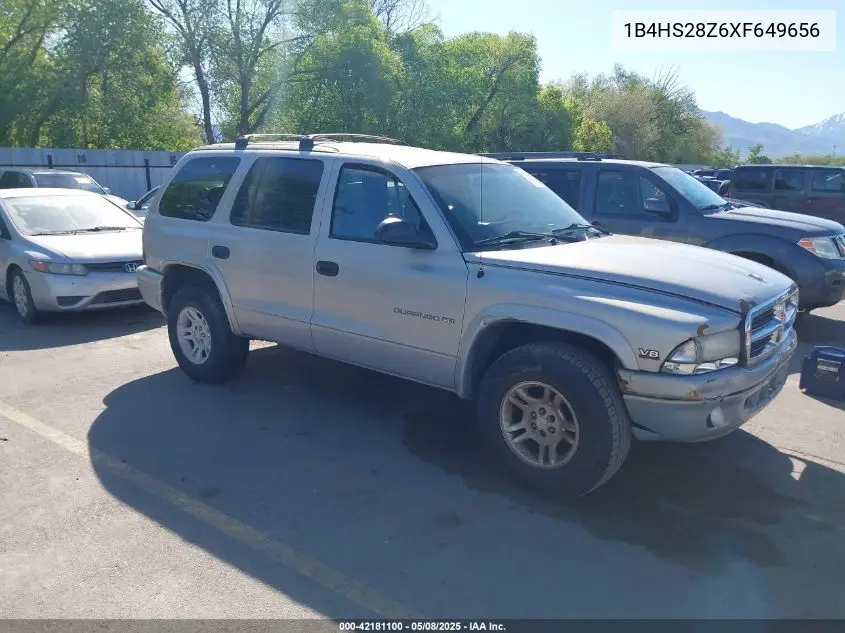 1999 Dodge Durango VIN: 1B4HS28Z6XF649656 Lot: 42181100