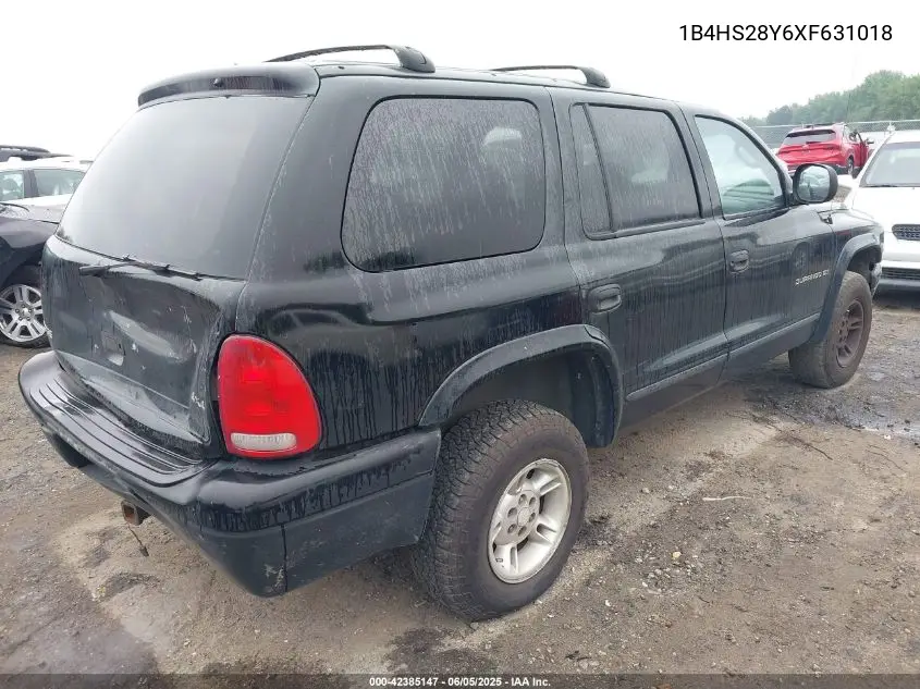 1999 Dodge Durango VIN: 1B4HS28Y6XF631018 Lot: 42385147
