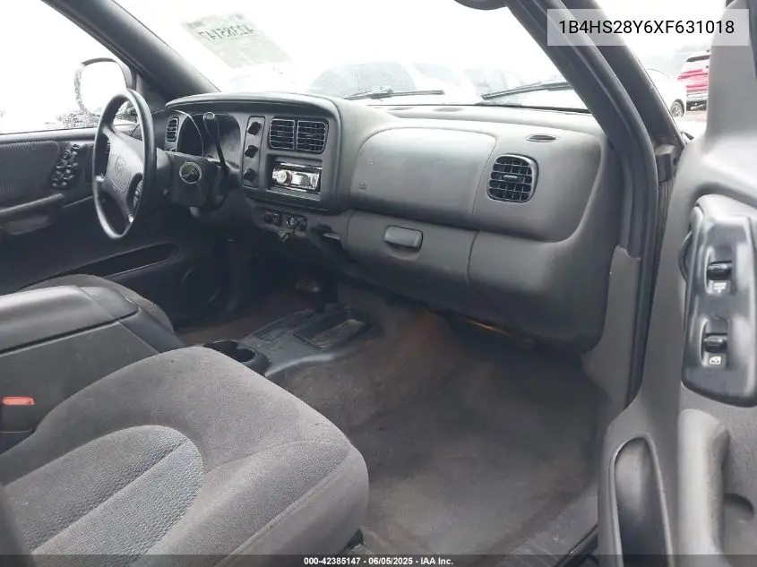 1999 Dodge Durango VIN: 1B4HS28Y6XF631018 Lot: 42385147