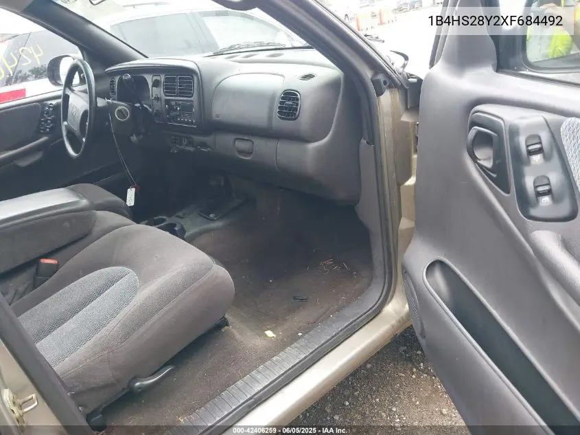 1999 Dodge Durango VIN: 1B4HS28Y2XF684492 Lot: 42406259