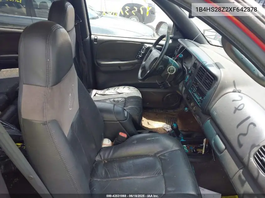 1999 Dodge Durango VIN: 1B4HS28Z2XF642378 Lot: 42531868