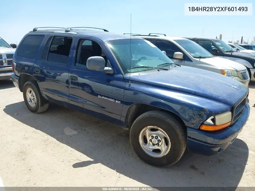 1999 Dodge Durango VIN: 1B4HR28Y2XF601493 Lot: 42568410