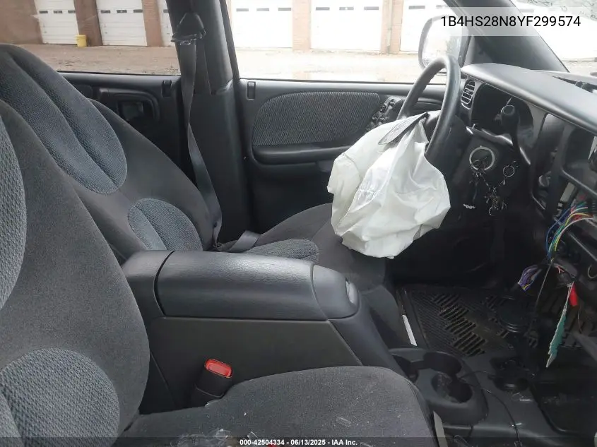 2000 Dodge Durango VIN: 1B4HS28N8YF299574 Lot: 42504334