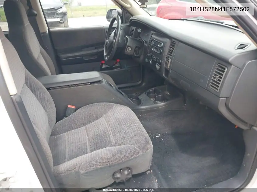 2001 Dodge Durango VIN: 1B4HS28N41F572502 Lot: 42430259
