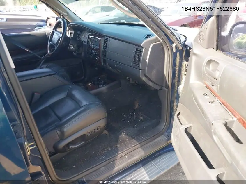 2001 Dodge Durango VIN: 1B4HS28N61F522880 Lot: 42517829