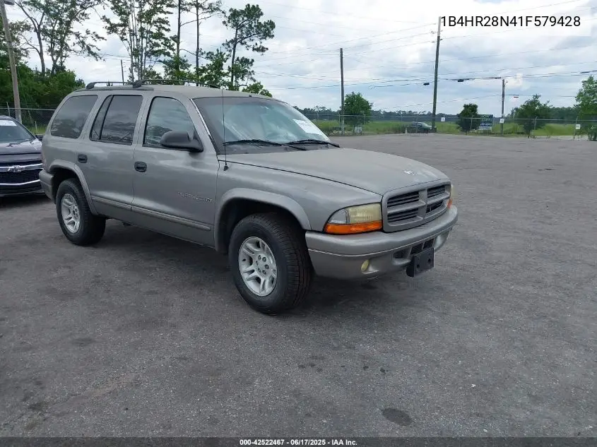 2001 Dodge Durango VIN: 1B4HR28N41F579428 Lot: 42522467