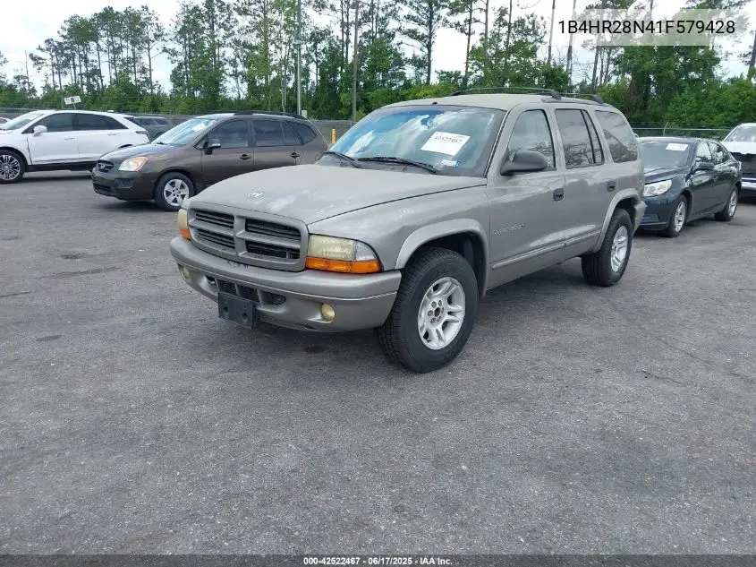 2001 Dodge Durango VIN: 1B4HR28N41F579428 Lot: 42522467