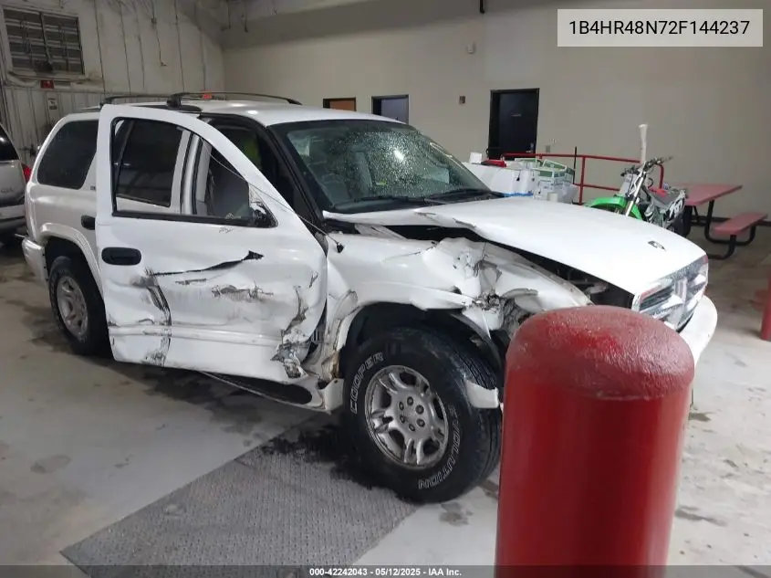 2002 Dodge Durango Slt VIN: 1B4HR48N72F144237 Lot: 42242043