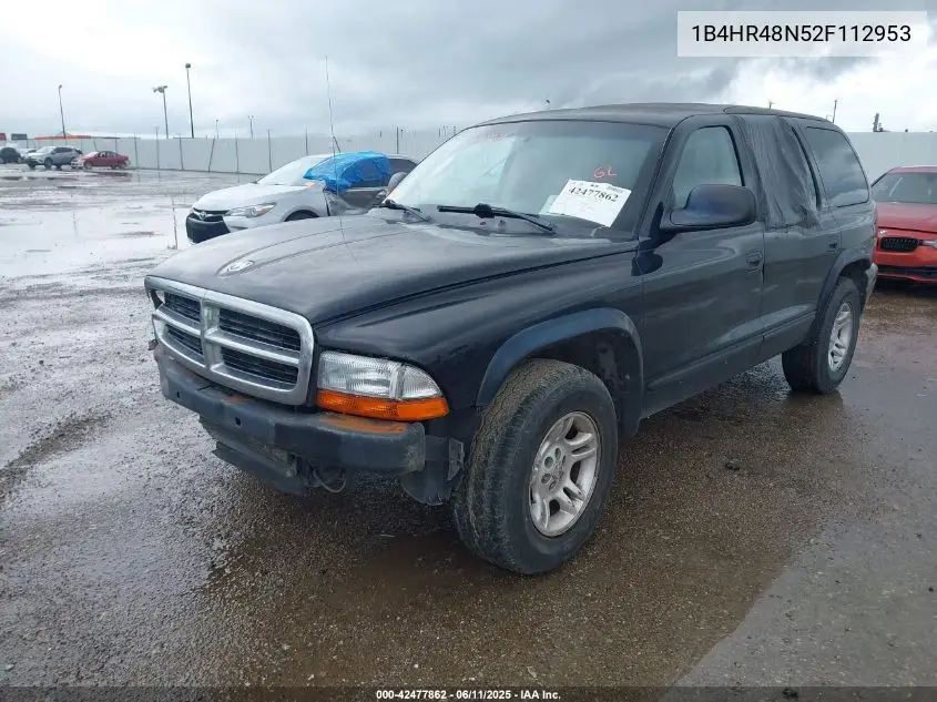 2002 Dodge Durango Slt VIN: 1B4HR48N52F112953 Lot: 42477862