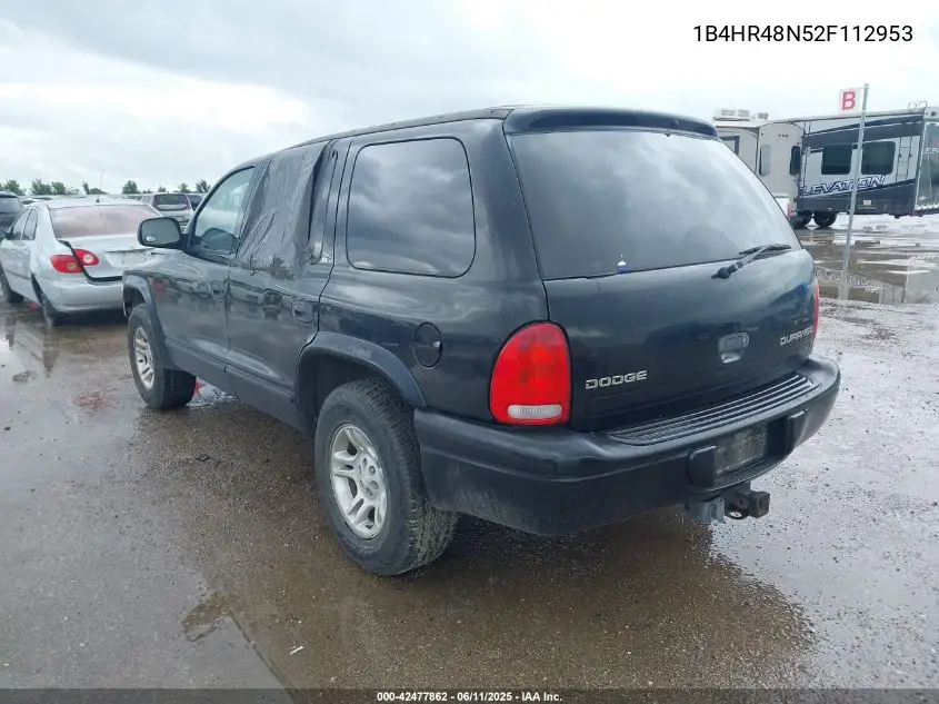 2002 Dodge Durango Slt VIN: 1B4HR48N52F112953 Lot: 42477862