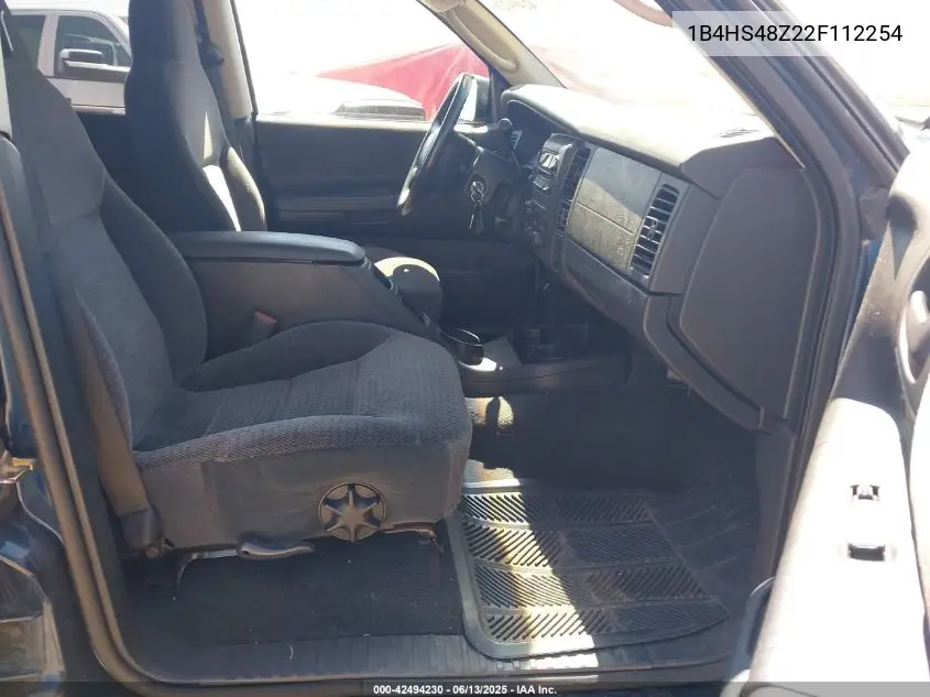 2002 Dodge Durango Slt VIN: 1B4HS48Z22F112254 Lot: 42494230