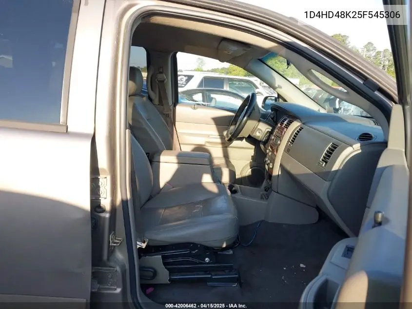 2005 Dodge Durango Slt VIN: 1D4HD48K25F545306 Lot: 42006462