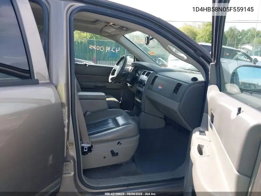 2005 Dodge Durango Limited VIN: 1D4HB58N05F559145 Lot: 42190025