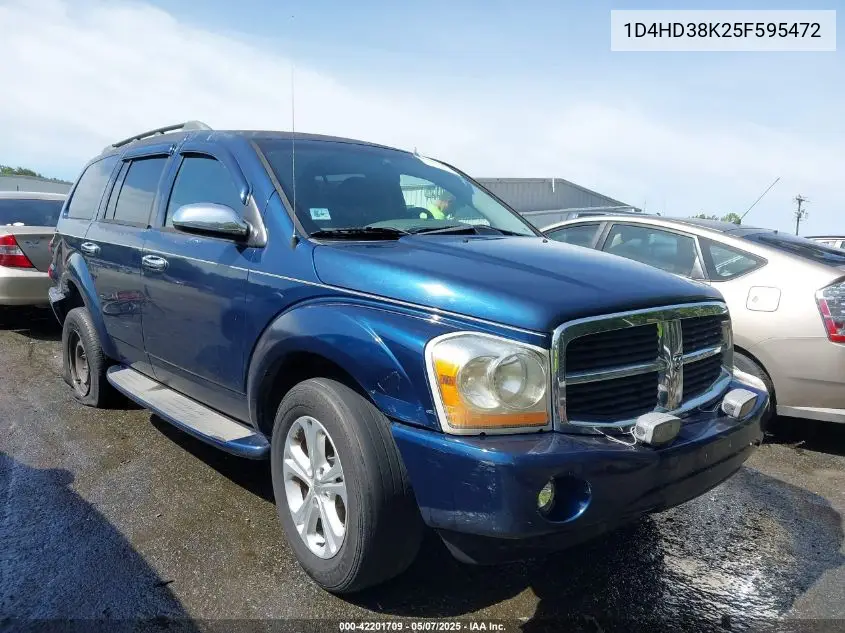 2005 Dodge Durango St VIN: 1D4HD38K25F595472 Lot: 42201709