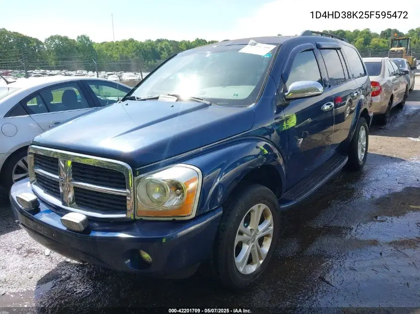 2005 Dodge Durango St VIN: 1D4HD38K25F595472 Lot: 42201709