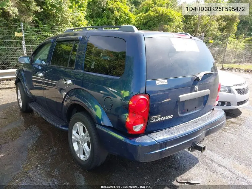 2005 Dodge Durango St VIN: 1D4HD38K25F595472 Lot: 42201709