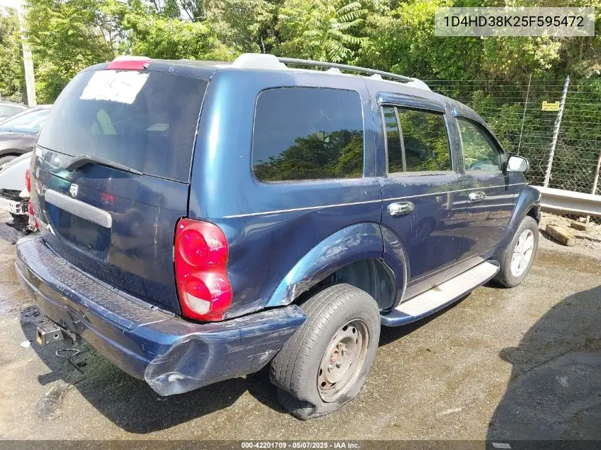 2005 Dodge Durango St VIN: 1D4HD38K25F595472 Lot: 42201709