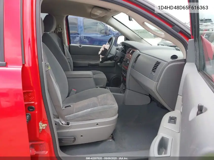 2005 Dodge Durango Slt VIN: 1D4HD48D65F616363 Lot: 42207020