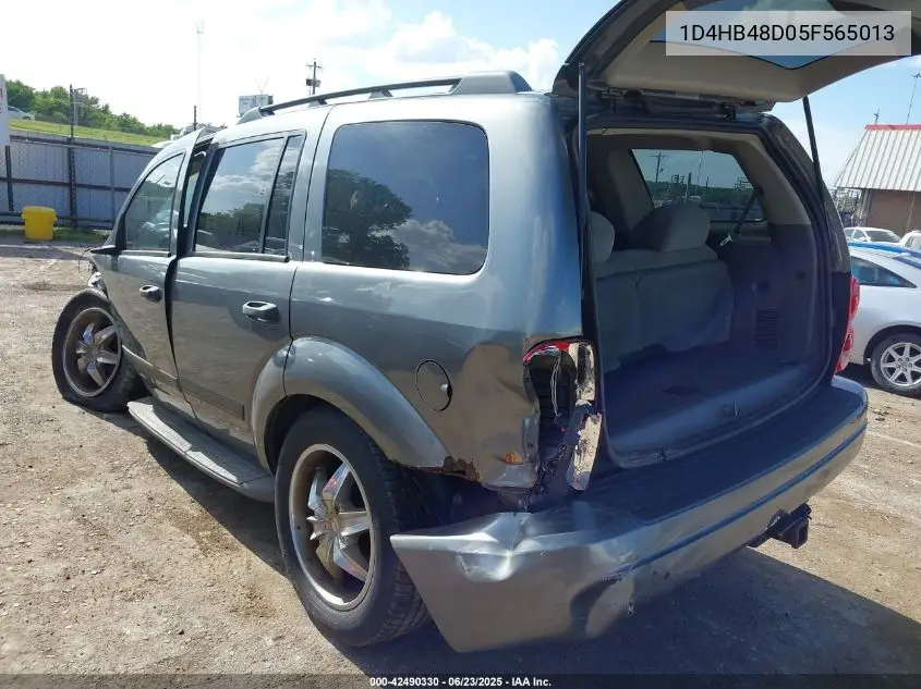 2005 Dodge Durango Slt VIN: 1D4HB48D05F565013 Lot: 42490330